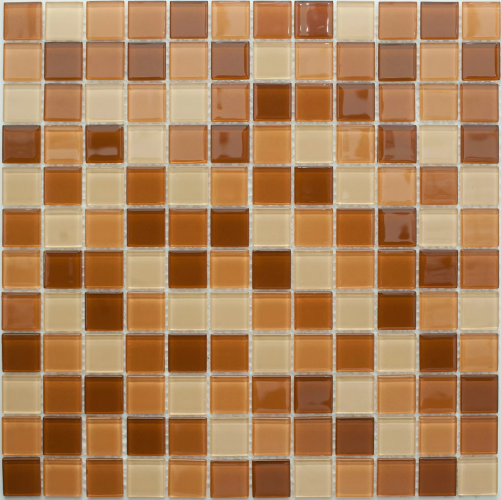 Мозаика NSmosaic J-326 стекло (25*25*4) 318х318, глянцевая