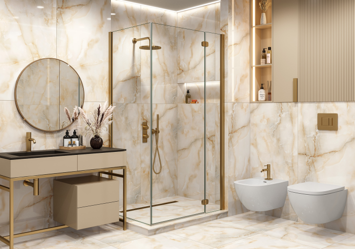 Керамогранит LCM 6060MOS21P Moonstone Gold 60x60