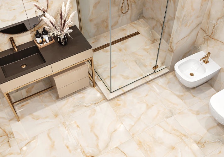 Керамогранит LCM 6060MOS21P Moonstone Gold 60x60