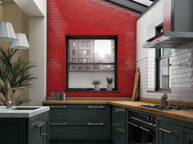 Плитка Equipe Village 25581 Volcanic Red 6,5x13,2