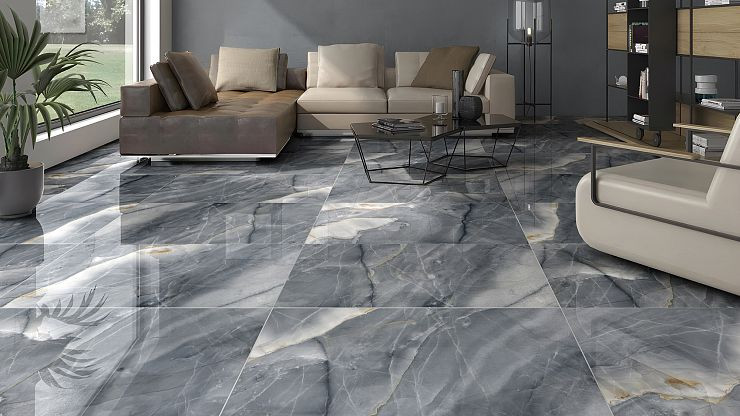 Керамогранит Global Tile Aristocrat GT1206015309PR Темно-серый 60x120
