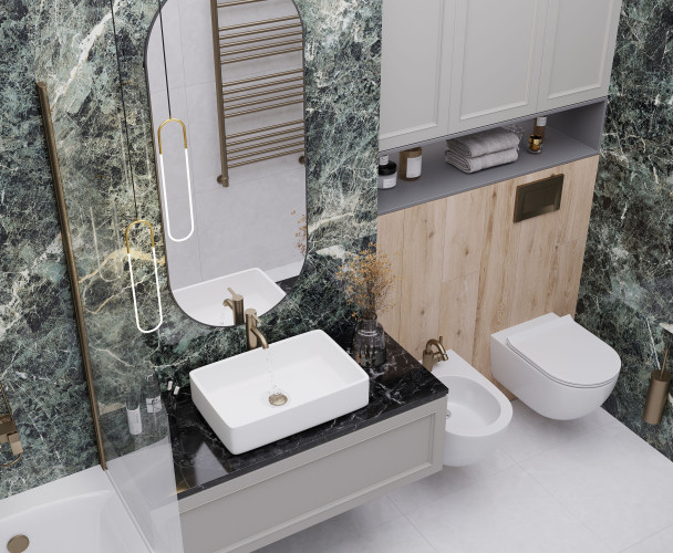 Керамогранит Laparet Nembus Green Полированный 60x60