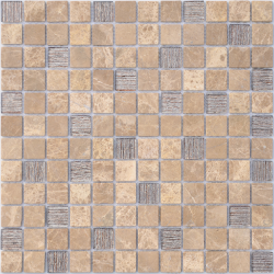 Мозаика LeeDo Ceramica Bronze Velour (23x23x4) 298х298, глянцевая и матовая