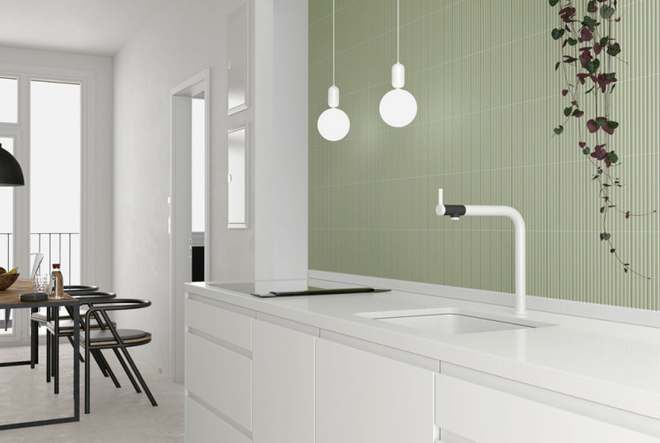 Плитка Equipe Costa Nova 28535 Onda Beige Pale Matt 5x20