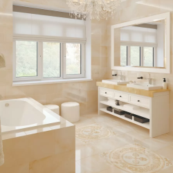 Керамогранит Kerranova K-95/LR Onice Milky Lapp 60x60