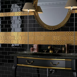 Плитка Equipe Masia 20084 Negro 7,5x15