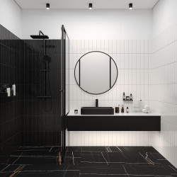 Плитка Smile Tile Liguria Black 7.5x30