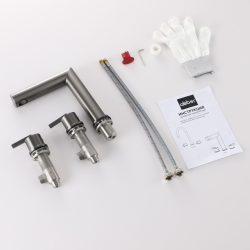 Смеситель ABBER Perfekte 316 AF8A08BGG для раковины, оружейная сталь брашированная