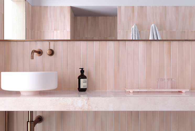 Плитка Equipe Massimo 31572 Pink Sand 5x40
