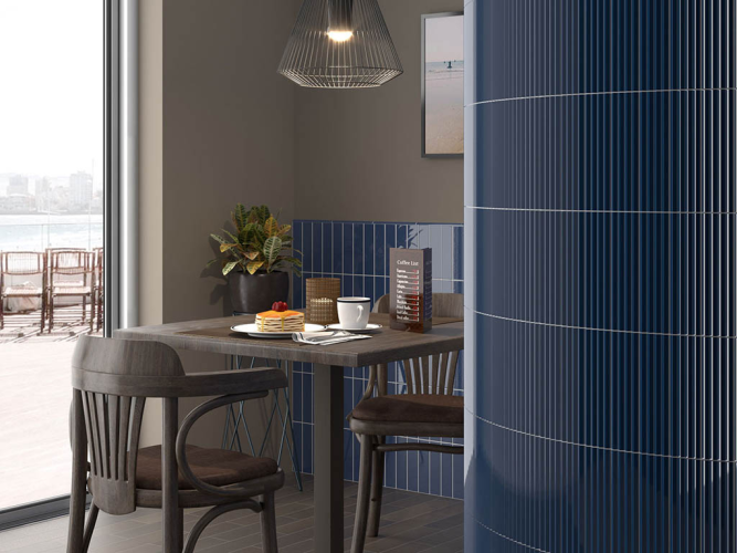 Плитка Equipe Costa Nova 28528 Onda Naval Matt 5x20