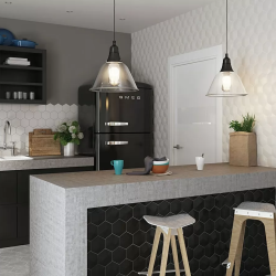 Плитка Equipe Magical 3 24430 Oberland Black Matt 12,4x10,7