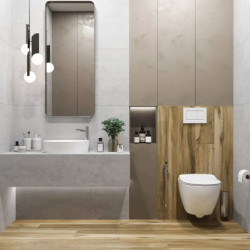 Керамогранит Laparet K952677LPR01LPER Flagman светло-серый лаппатированный 59,70x119,70