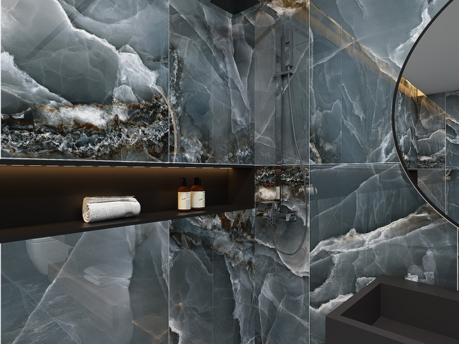 Керамогранит ITC Agate Dark Polished 60x120