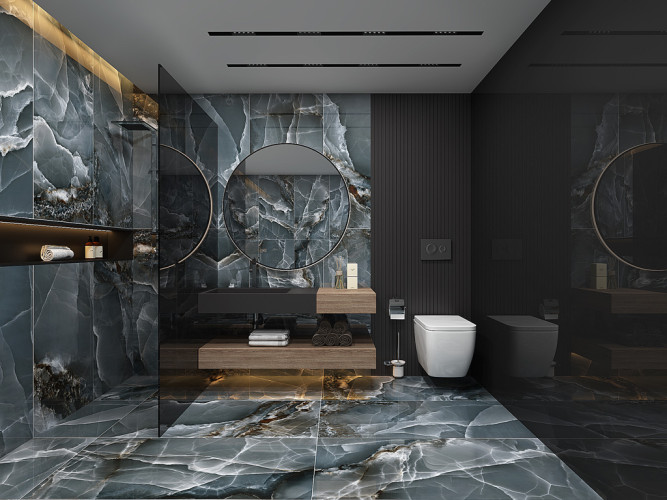 Керамогранит ITC Agate Dark Polished 60x120