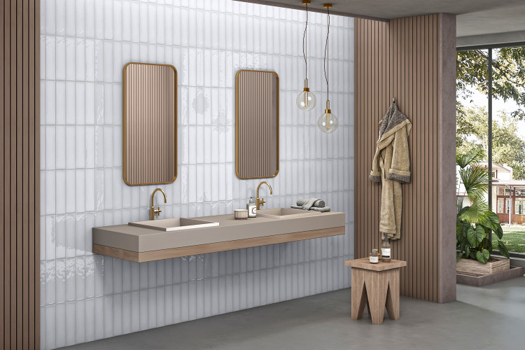 Плитка Smile Tile Monte White 10x40