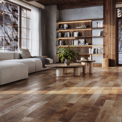 Паркетная доска Amber Wood A16.32.30.125-002 Береза желтая Амбер 909x125x14 мм