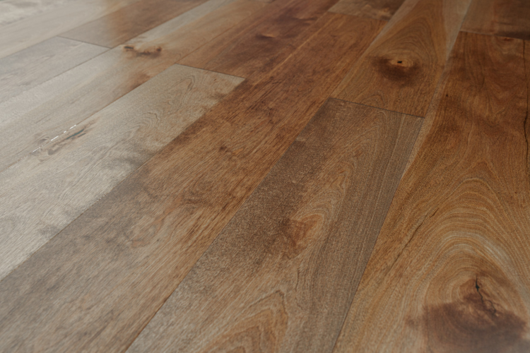 Паркетная доска Amber Wood A16.32.30.125-002 Береза желтая Амбер 909x125x14 мм