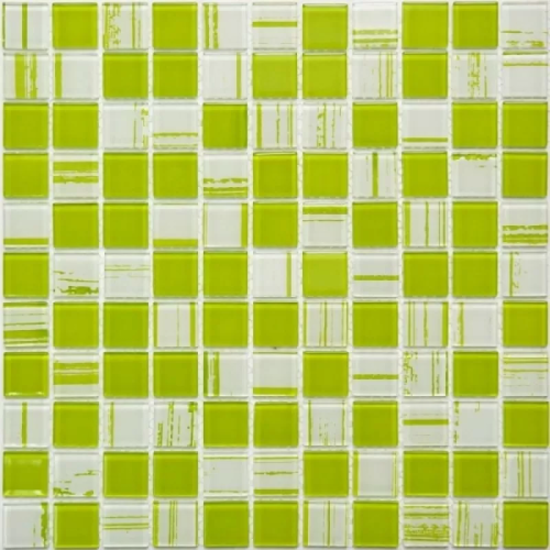 Мозаика NSmosaic S-463 стекло (25*25*4) 300х300, глянцевая