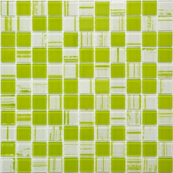 Мозаика NSmosaic S-463 стекло (25*25*4) 300х300, глянцевая
