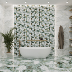 Керамогранит Primavera GR115 Hypnose Malachite high glossy 60x60