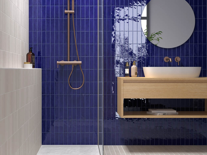 Плитка Equipe Fango 30681 Cobalt Gloss 5x15