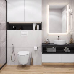 Керамогранит Laparet Horison Blanco светло-серый х9999294910 матовый карвинг 60x120