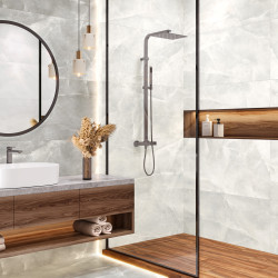 Керамогранит Delacora D60244М Salt White матовый карвинг 60x60