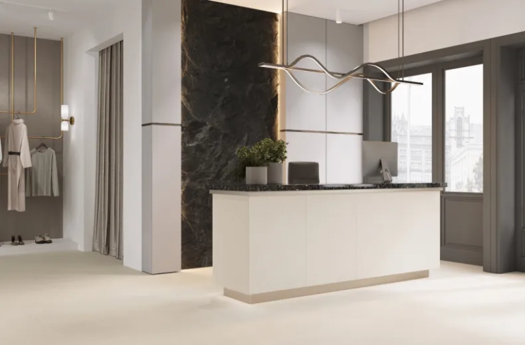 Керамогранит Laparet х9999311416 Декор Attol Opal Pro Deco Lines бежевый R10Soft MSTR CB 60х120