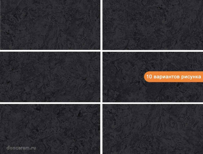 Керамогранит Gravita 78910171 Duo Midnight Black Fullbody Carving 60*120