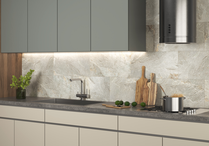 Керамогранит Delacora D60225M Stoncrete Beige матовый карвинг 60x60