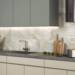 Керамогранит Delacora D60225M Stoncrete Beige матовый карвинг 60x60