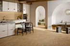 Керамогранит Rondine J91656 Dream Nut Chevron 7.5x40.7