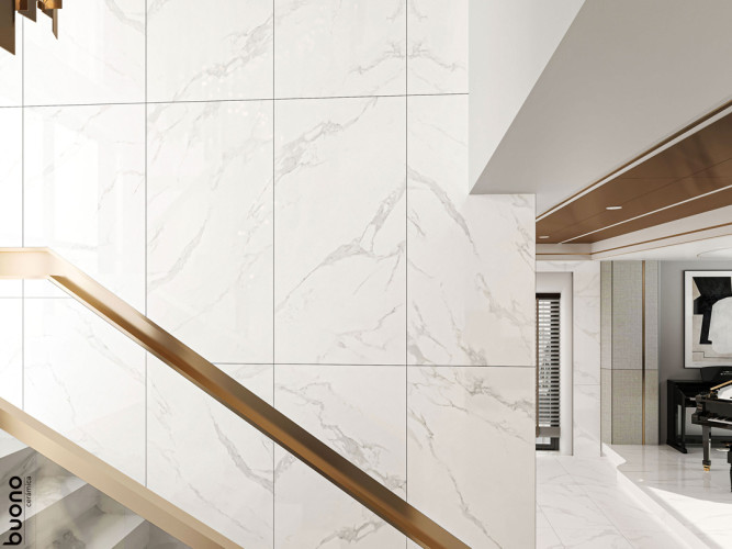 Керамогранит Buono Ceramica M4402P Carrara Anita Glossy 60x120