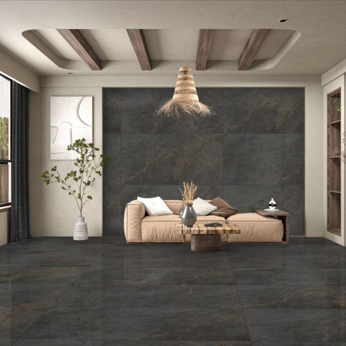 Керамогранит Neodom N20636 Marble Antique Nero Lap Carving 60x120
