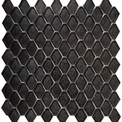 Мозаика LeeDo Ceramica Diamanti nero (24x42x6) 282x310, структурированная полуглянцевая