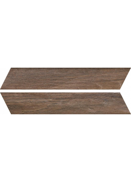 Керамогранит Rondine J86582 Vintage Brune Chevron 7.5x40.7