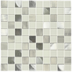 Мозаика Bonaparte Titan Silver (30х30х4) 318х318, глянцевая