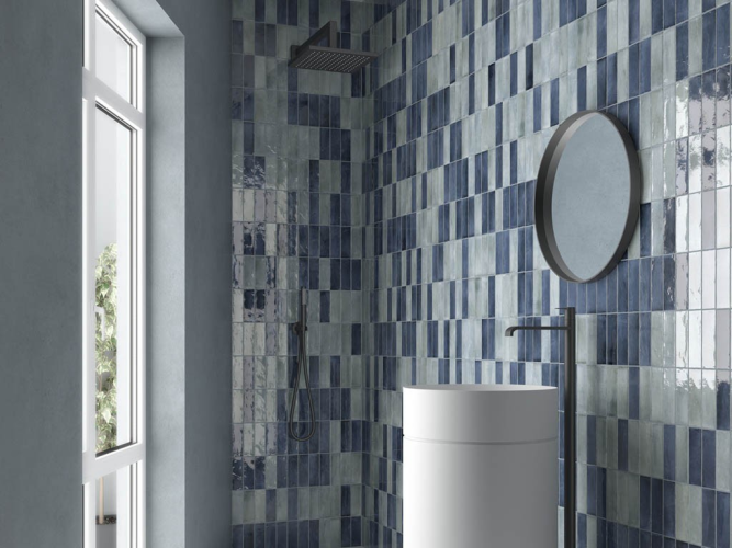 Плитка Equipe Coco 27987 Blue Grass 5x15