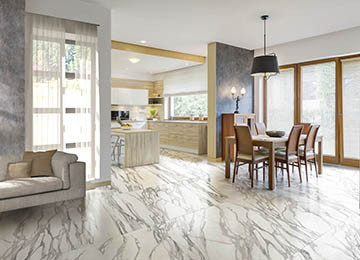 Керамогранит Idalgo Calacatta Champagne / Калакатта Шампань LLR 60x120