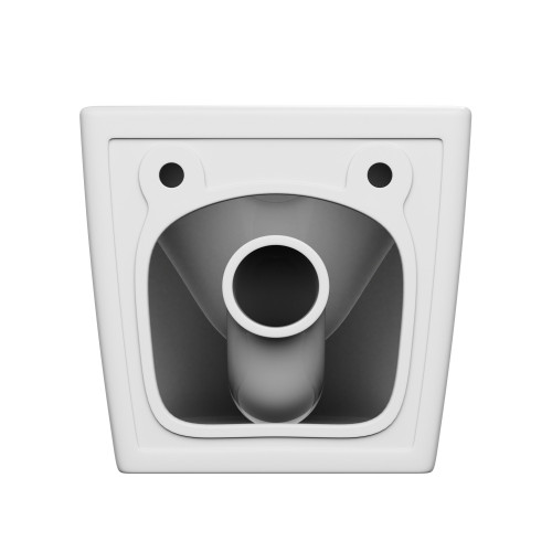 Унитаз ABBER Bequem AC1126P подвесной белый с импульсным смывом