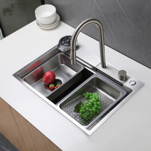 Смеситель ABBER Wasser Kreis AF8114SP для кухни с выдвижной лейкой, сатин