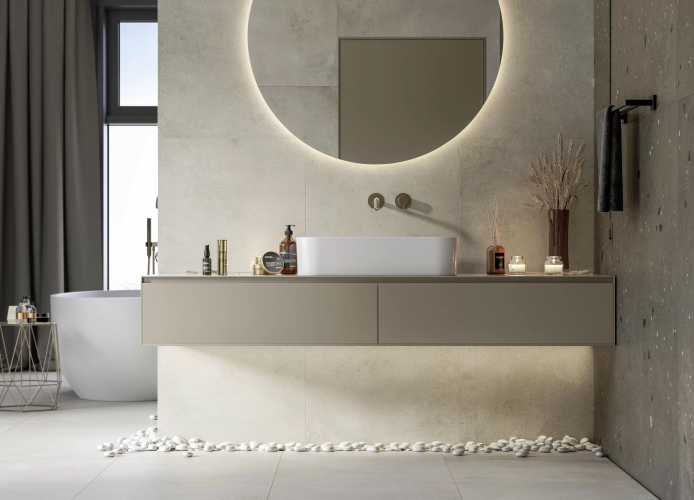 Керамогранит Kerranova K-2017/MR Fabrika White 600x600x9