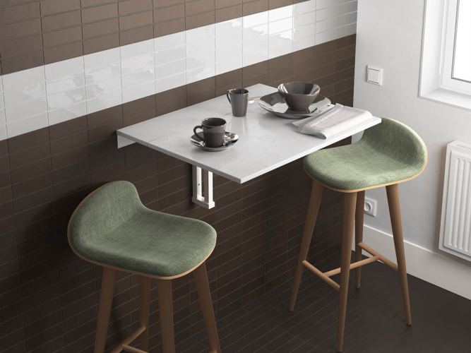 Плитка Equipe Fango 30673 Choco 5x15