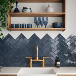 Плитка Equipe Coco 27988 Blue Night Glossy 5x15