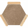 Керамогранит Monopole Avant Sacramento Marron Pino 22x25