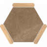 Керамогранит Monopole Avant Sacramento Marron Pino 22x25