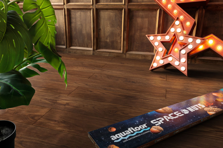 Кварц-виниловый ламинат SPC Aquafloor Space Nuts XL AF4079NXL