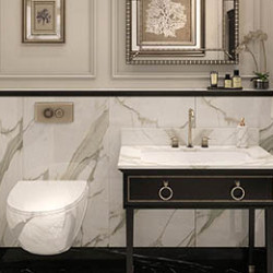 Керамогранит Idalgo Calacatta Champagne / Калакатта Шампань LLR 60x60