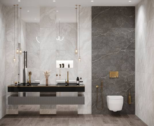 Керамогранит Laparet Titan White Cтруктурный 60х120