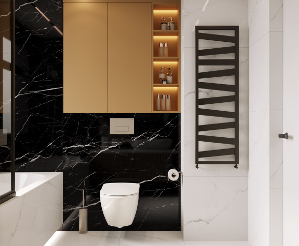 Керамогранит Laparet Flash Black х9999294559 чёрный 60x60